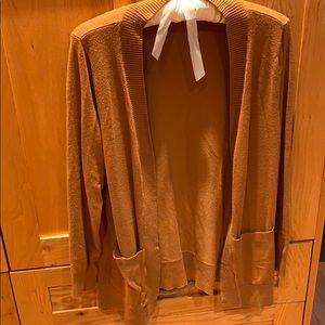 Medium copper coloured cardigan